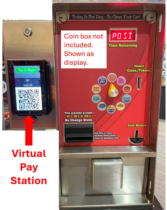Virtual Pay Station for Vacuums